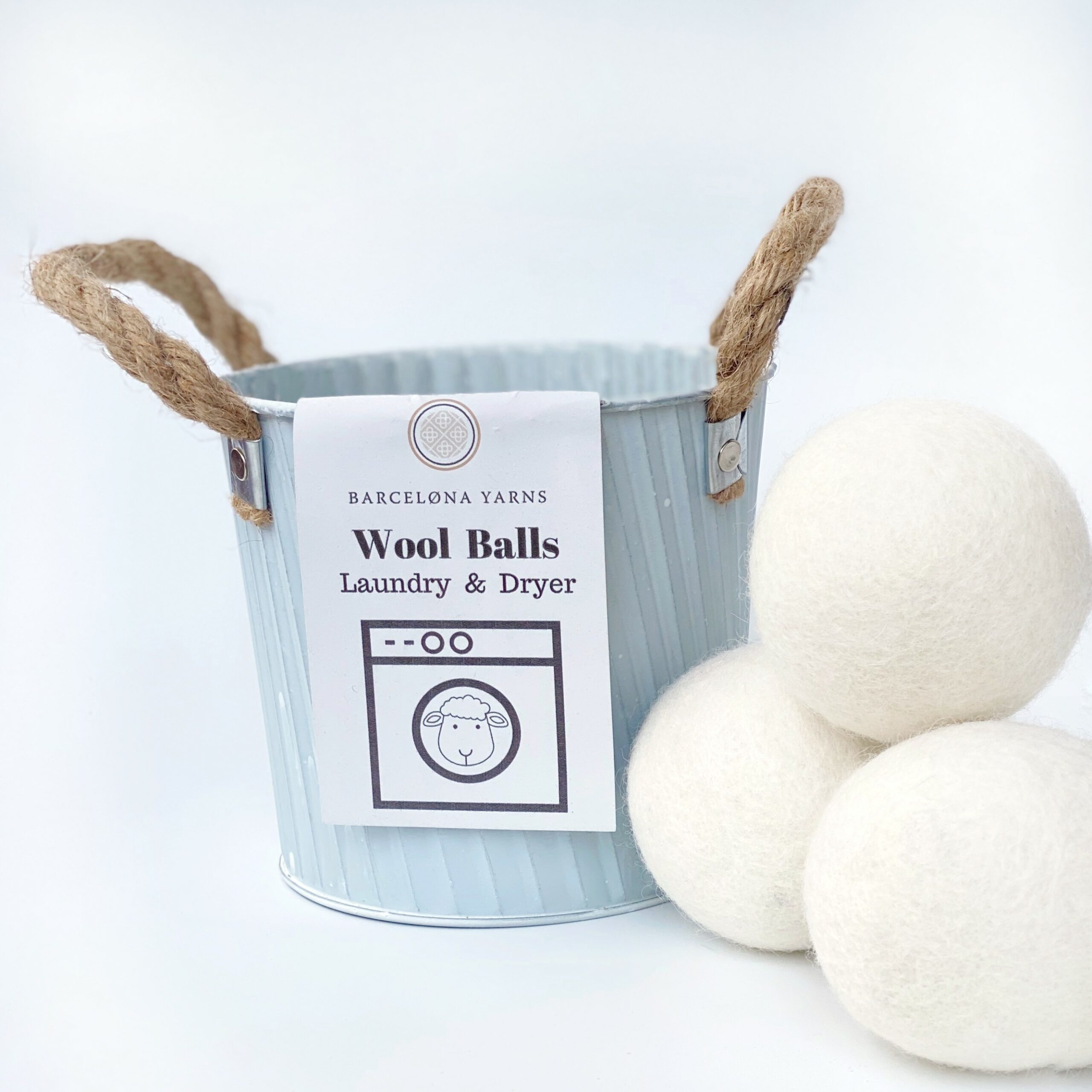 Pack 3 bolas de lana para lavadora Barcelona yarns – Icarem